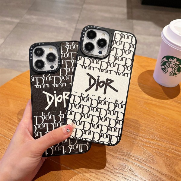 Dior ディオールブランドiphone 16 15 14 plus 15 16 pro maxケースiphone 16 15/14 pro/15 pro max xs/8/7 plusカバー ストラップ付 カード入れセレブ愛用全機種対応ハイブランドケース パロディiphone16 15 14/13 pro max スマホケース コピー