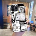 Kaws カウズブランドiphone 16 15 14 plus 15 16 pro maxケースiphone 16 15/14 pro/15 pro max xs/8/7 plusカバー ストラップ付 カード入れ韓国風セレブ愛用 iphone16 15 アイフォン 15 14 13pro maxケース ジャケットスマホケース コピーiphone16 15 14/13 pro max スマホケース コピー