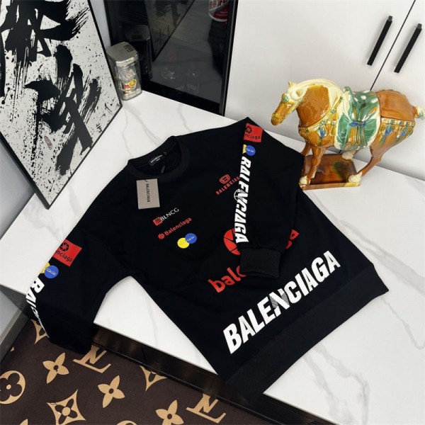 Balenciaga バレンシアガスウェットハイブランド秋冬オーバーサイズパーカーブランドスウェット偽物 男女兼用メンズ 服 コピーL - 4XL