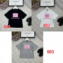 Balenciaga バレンシアガ 子供tシャツ ハイブランド夏ブランドtシャツ キッズ服 上着カジュアルTシャツ カットソー 90¬160cm tシャツ 激安パロディ