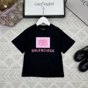 Balenciaga バレンシアガ 子供tシャツ ハイブランド夏ブランドtシャツ キッズ服 上着カジュアルTシャツ カットソー 90¬160cm tシャツ 激安パロディ