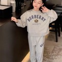 Burberry バーバリーハイブランド子供服 ジャージ キッズ 女の子 セットアップ 秋服 長袖 パーカー スポーツパンツ 子供 上下セット ジャージ 100 - 160cm 女の子 スウェット スウェットパンツ セットアップ キッズ カジュアル 韓国 おしゃれ 