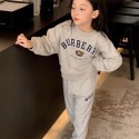 Burberry バーバリーハイブランド子供服 ジャージ キッズ 女の子 セットアップ 秋服 長袖 パーカー スポーツパンツ 子供 上下セット ジャージ 100 - 160cm 女の子 スウェット スウェットパンツ セットアップ キッズ カジュアル 韓国 おしゃれ 