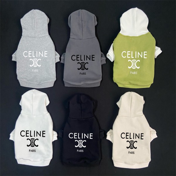 CELINE セリーヌブランド犬用洋服パロディ犬ウェア激安パロディブランド犬服ペット服秋冬暖かい