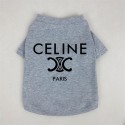 CELINE セリーヌドッグ猫Tシャツ ペット洋服パロディブランドペット用服激安ブランド犬用tシャツ通気性ブランド犬服春夏