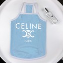 CELINE ブランド セリーヌ ペット犬服 犬のTシャツ コットン 犬服 可愛い 通気性小中型犬服Ｔシャツ スポーツ服 お散歩お出かけウェアに 春夏服 ドッグウェア ベスト 日焼き防ぐ 脱毛保護 ための涼しい夏