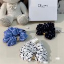 CELINE セリーヌ ヘアシュシュ ブランド かわいい ブランドリボンヘアゴム 4点セット 女性 ブランド ヘアバンド ヘアアクセサリー 髪アレンジ かわいい ハイブランド