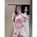 Chanel ブランド ニット 半袖 レディース シャネル サマーセーター  Tシャツ サマーニット 半袖セーター 通気 トップス ニットソー 着痩せ 伸縮性 春 夏 秋