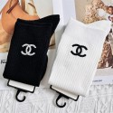 Chanel シャネルハイブランド ソックス 綿製レディース向け 靴下 かわいいブランドミドルソックス 高品質浅口ソックス 女の子好き 韓国 2点セット