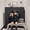 Chanel シャネル ハイブランド 子供服 ニットセーター 男の子 女の子 クルーネック 長袖 丸首 綿 キッズ 春秋冬 かわいい シンプル 通学 ボーイズ ガールズ 下着 インナー 防寒 90 - 140 cm