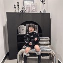 Chanel シャネル ハイブランド 子供服 ニットセーター 男の子 女の子 クルーネック 長袖 丸首 綿 キッズ 春秋冬 かわいい シンプル 通学 ボーイズ ガールズ 下着 インナー 防寒 90 - 140 cm