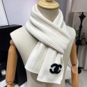 シャネル マフラー レディース ブランド Chanel 編みニットマフラーストール 厚手 大判 シンプル ココマーク 冷房対策 ひざ掛け 誕生日プレゼント クリスマスプレゼント