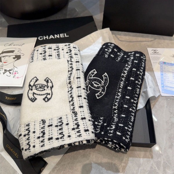 Chanel シャネルブランドパロディ ストール 激安春秋 スカーフ ファッション 使い心地よいレディース向け高品質ケープ 防寒マフラー肌に優しい ブランドショール