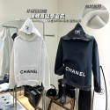 Chanel シャネルブランドトレーナー裏起毛レディースメンズ パーカー 気心地よい ブランドスウェット上着ゆったりメンズ 服 コピー カジュアル