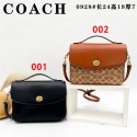 ブランド COACH ショルダーバッグ レディース コーチ 斜めがけ かわいい 軽量 大人 斜めがけバッグバッグ スタッズ レディスバック レディースバック ショルダーバック 合皮 斜め掛けバッグ かばん ななめ掛け 黒 合成皮革 ななめがけバッグ 収納