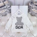 Dior ディオールスウェットハイブランドキッズ ジャージ 上下セット 男の子 スウェットシャツ 100 - 160cm 裏起毛 セットアップ パーカー スウェットパンツ フード付き トレーナーウェア ジュニア 春秋 秋冬 長ズボン スポーツウェア 軽量 防寒 防風 通学 運動着 ベビー服