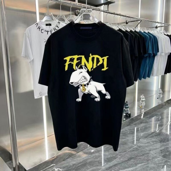 Fendi フェンディtシャツハイブランド夏ハイブランドtシャツ偽物レディースメンズ夏tシャツブランドかわいいブランドtシャツ高品質