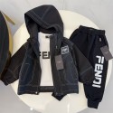 Fendi フェンディハイブランド 子供 ジャケット キッズ ボアコート 秋冬 男の子 女の子 裏ボア フード付き アウター フリース ガールズ 長袖 キッズ 防寒服 暖かい 防風 可愛い 春 通学 通園 カジュアル