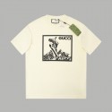 Gucci グッチ夏tシャツブランドかわいい韓国 パチモン tシャツブランド 服 コピー 激安屋20代 30代40代tシャツ 激安パロディ 2色 M - 3XL