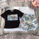 GG グッチ子供服 tシャツ 半パンツ セット服 ブランド かわいい トップス ゆったり スポーツウェア おしゃれ 人気 キッズ服 春夏 男の子 女の子  2色 90 - 160cm