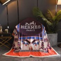 Hermes エルメスハイブランド毛布コピー保温防寒 旅行 昼寝毛布 ブランケット 寝具ブランド掛け布団高級感あり夏春秋冬用丸洗いOK 旅行用毛布