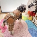 Lv ルイヴィトン犬ウェア激安パロディブランドGG ペット服 通気性ブランド犬服 オーバーオール 春夏ハイブランド犬の服かわいい