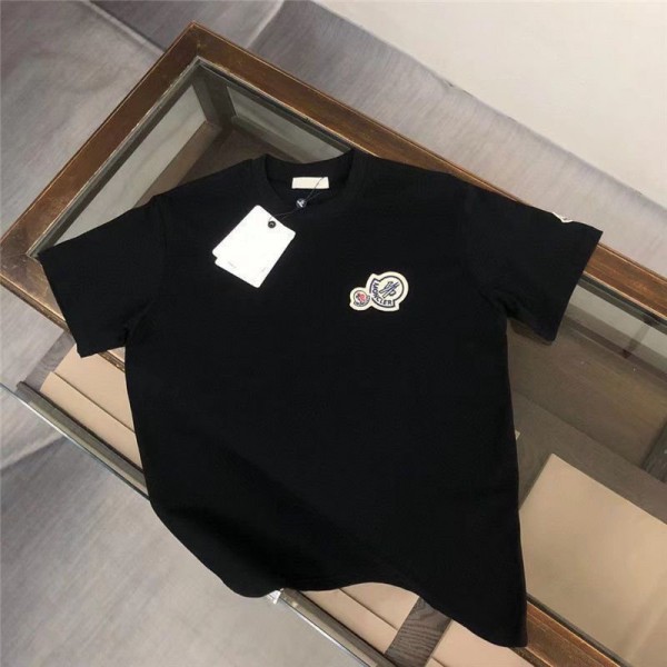 モンクレール 夏服 ブランド メンズ 半袖 Moncler tシャツ 丸首 おしゃれ 大きいサイズ ファッション 上着 軽い柔らかい シルエット おしゃれ ファッション メンズ tシャツ 春夏服