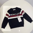 モンクレール 韓国こども服 学生 子供服 2点セット スポーツウェア ブランドMoncler 長袖 トップス セーター ニット+ ロングパンツ 男の子 セーター +カジュアルパンツ 子供服 女の子 上下セットアップ ニットトップス スポーツウェアスウェット 