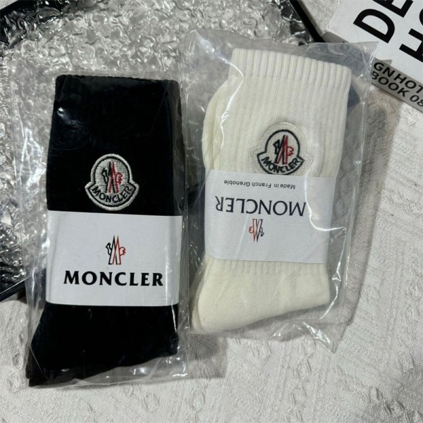 Moncler モンクレールハイブランド ソックス 綿製ブランド ストッキング 大人気浅口ソックス 女の子好き 韓国ブランドソックス 男女兼用 ファッション