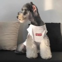 ブランド シュプリーム ドッグ猫用Tシャツ Supreme ペット洋服 犬服パロディブランド 犬用洋服パロディ犬ウェア 激安 パロディ ブランド猫服 ペット用服  トイプードル チワワ  ダックス 快適 ファッション