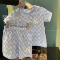 MLB ブランド 子供服 男の子 セットアップ 夏服 エムエルビー キッズ服 半袖 Tシャツ ハーフパンツ 半ズボン 上下セット 子供 ジャージ 上下セット 女の子 カジュアル 韓国 お洒落 男の子 半袖スウェット セットアップ キッズ