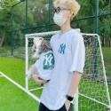 韓国ブランドエムエルビーペット服 MLB  ペット洋服 ナサ ペアルック 犬服 大人Tシャツ ペット散歩用 洋服  親子服 お揃い 飼い主 男女兼用 ペット用品 小型犬 おでかけ 猫服 ドッグウェア 半袖 