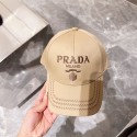 Prada プラダ ブランド キャップ メンズ レディース 刺繍 帽子 100%コットン 紫外線対策 軽量 野球帽 調節可能 おしゃれ カジュアル 春 夏 秋 男女兼用