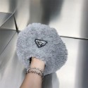 Prada プラダ ブランドベレー帽 レディース ベレー 秋冬 防寒 ボアベレー ファーベレー おしゃれ かわいい 秋 冬 フワフワ ふわふわ もこもこキャップ あたたかい