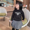 Prada プラダハイブランドセーター キッズ ニット クルーネックニット ボーダー柄 ニットセーター 子供 男の子 秋冬服 タートルネック プルオーバー 長袖 トップス 通学 通園 お出かけ クリスマス 新年 誕生日祝い 90 - 150cm