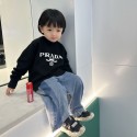 Prada プラダハイブランドセーター キッズ ニット クルーネックニット ボーダー柄 ニットセーター 子供 男の子 秋冬服 タートルネック プルオーバー 長袖 トップス 通学 通園 お出かけ クリスマス 新年 誕生日祝い 90 - 150cm