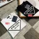 Prada プラダtシャツハイブランド夏ブランド半袖tシャツブランドtシャツオーバーサイズ夏tシャツブランドかわいい S - 3XL