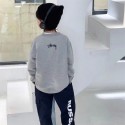 Stussy ステューシー ブランド子供 パーカー コピーブランドキッズ服 トレーナー 裏起毛 ブランド スウェット 上着 ゆったり トレーナースウェットパーカー