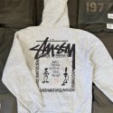 Stussy ステューシーブランドパーカー コピー キッズ服 プルオーバーパーカー 子供服 ハイブランド秋冬服パーカー ブランドスウェット 上着 ゆったり100 - 160cm