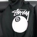 Stussy ステューシー 子供服 ブランドパーカー トップス キッズ 裏起毛 裏ボア 長袖 フード付き 子供服 プルオーバー 厚手 暖かい 防寒服 インナー ゆったり 女の子 男の子 通学 通園 黒 100 - 160cm