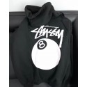 Stussy ステューシー 子供服 ブランドパーカー トップス キッズ 裏起毛 裏ボア 長袖 フード付き 子供服 プルオーバー 厚手 暖かい 防寒服 インナー ゆったり 女の子 男の子 通学 通園 黒 100 - 160cm