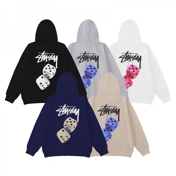 Stussy ステューシーブランドトレーナー 子供服 スウェット パーカー 裏パイル 綿 長袖シャツ クルーネック プルオーバー キッズ男女兼用 ジュニア ワンポイント 男の子 女の子 かわいい 服 やわらか あたたかい ファッション おしゃれ カジュアル 100 - 160cm