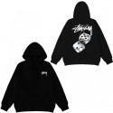 Stussy ステューシーブランドトレーナー 子供服 スウェット パーカー 裏パイル 綿 長袖シャツ クルーネック プルオーバー キッズ男女兼用 ジュニア ワンポイント 男の子 女の子 かわいい 服 やわらか あたたかい ファッション おしゃれ カジュアル 100 - 160cm