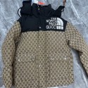 ザノースフェイス THE NORTH FACEブランドアウター メンズ 冬服 中綿入り ダウンジャケット 暖かい ハイネック コート 厚手 防風 M - 5XL 中綿ジャケット 男女兼用 防寒着 大きいサイズ 中綿コート フルジップ 人気 上着 シンプル