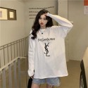 Ysl イヴサンローラン ブランドトレーナー 長袖ｔシャツ オーバーサイズ パーカー ハイブランド 秋冬服パーカー トレーナースウェットパーカー