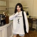 Ysl イヴサンローラン ブランドトレーナー 長袖ｔシャツ オーバーサイズ パーカー ハイブランド 秋冬服パーカー トレーナースウェットパーカー