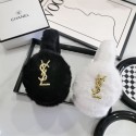 イヴサンローラン イヤーマフ レディース ブランド YSL 防寒 耳当て 冬 折りたたみ式 耳あて 冬用 暖かい 耳カバー 可愛い ふわふわ イヤーマフ 防寒 防風 保温 調節可能 コンパクト 自転車・通勤・通学 ハンブルク 耳当て