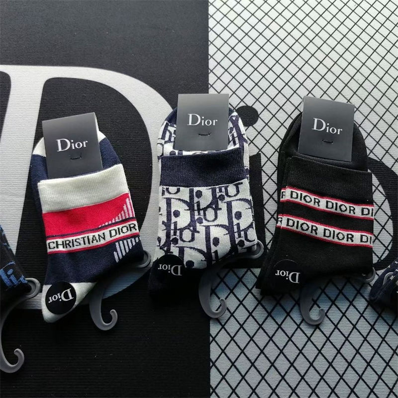 Dior コットン 靴下 メンズ ハイブランド