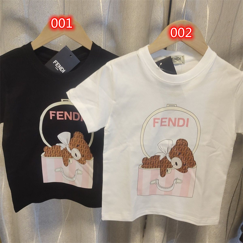 【正規品】FENDI フェンディ　半袖Tシャツ　男女問わずフェンディTシャツ