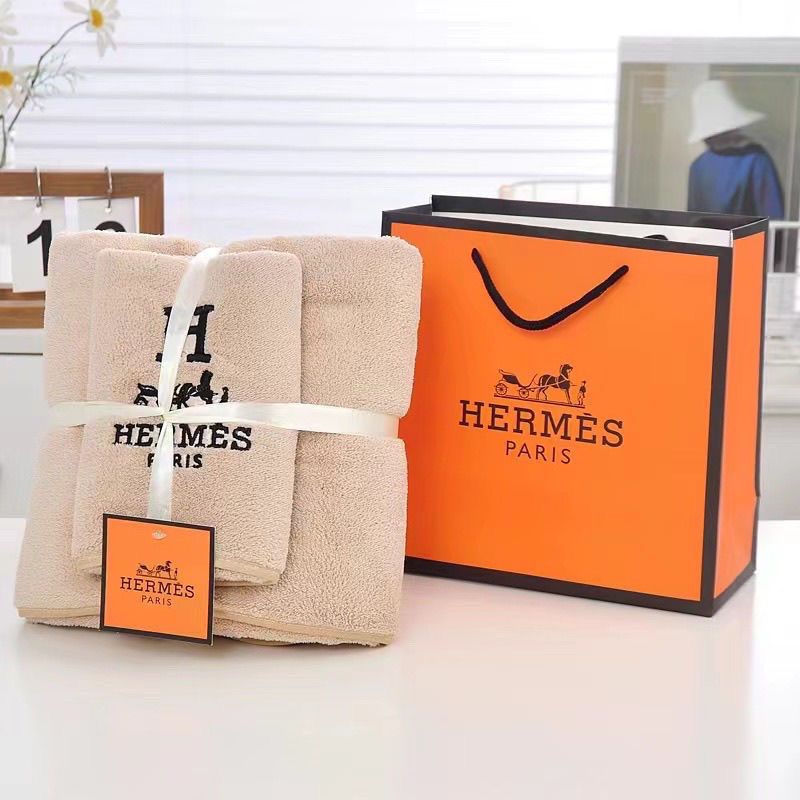 Hermes エルメスメンズフェイスタオル 運動タオルハイブランドシャワータオル 大幅 吸水タオルタオルブランド 人気 女性フェイスタオル ブランド  人気